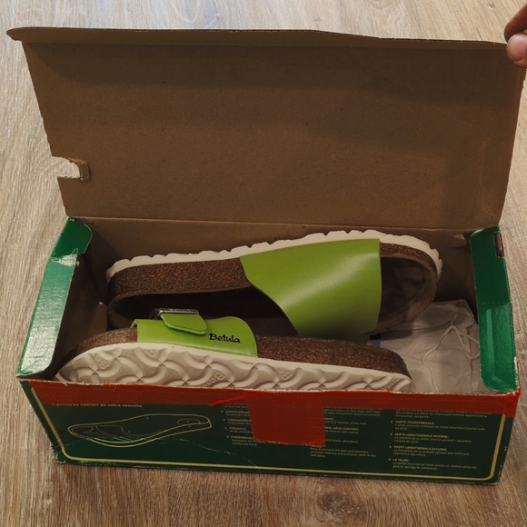 Betula By Birkenstock Lime Green Sandals Women's size 37 - Picture 9 of 10